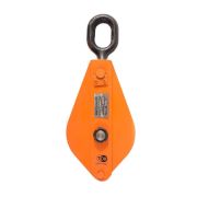 Блок монтажный однорольный с  ушком TOR HQG(L) K1-1,0 т с откидной щекой (G)