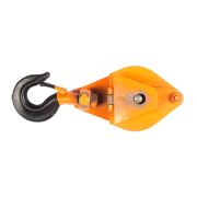 Блок монтажный однорольный с  крюком TOR HQG(L) K1-1,0 т с откидной щекой (G)