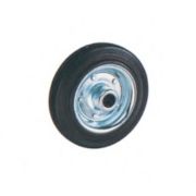 Колесо литая резина C 80 200 мм без втулки, чашек и болта (N)